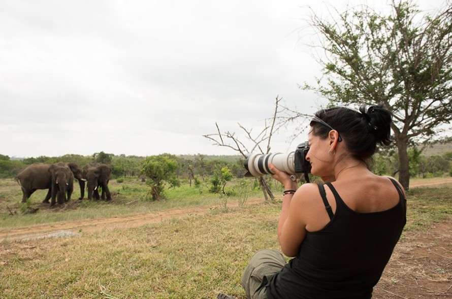 Hauser adds wildlife photography to her expansive portfolio on one of her many treks across Africa. 